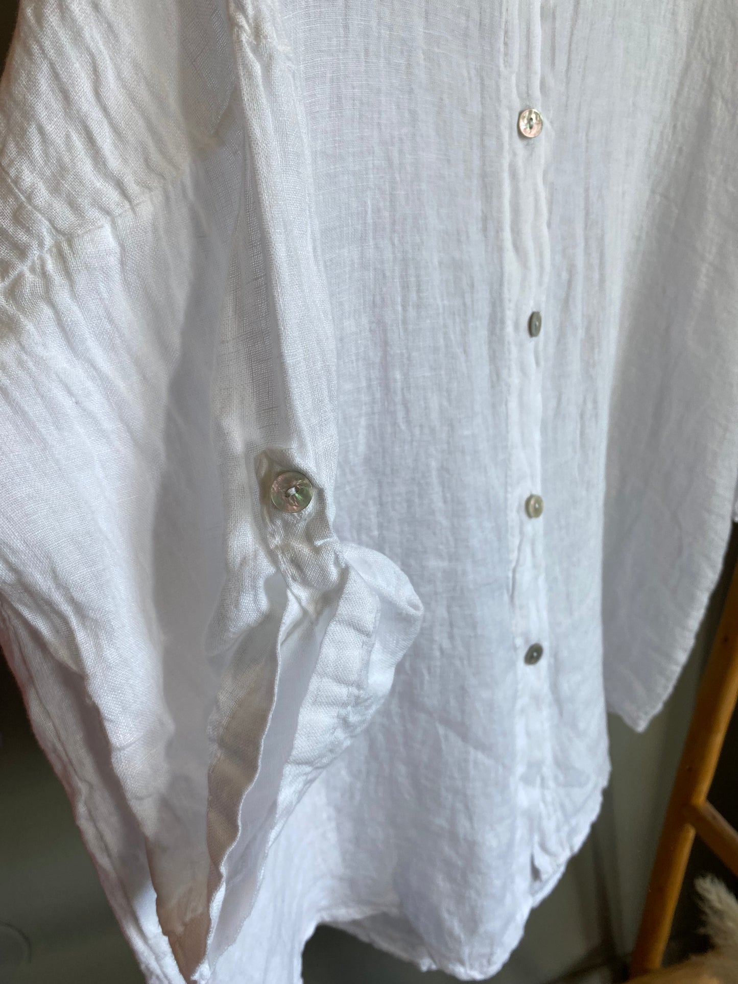 Camisa Linho Branca
