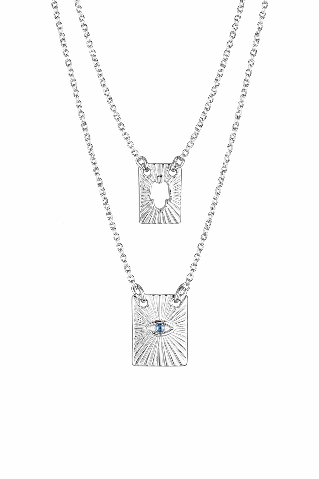 Escapulário olho e mão Hamsa