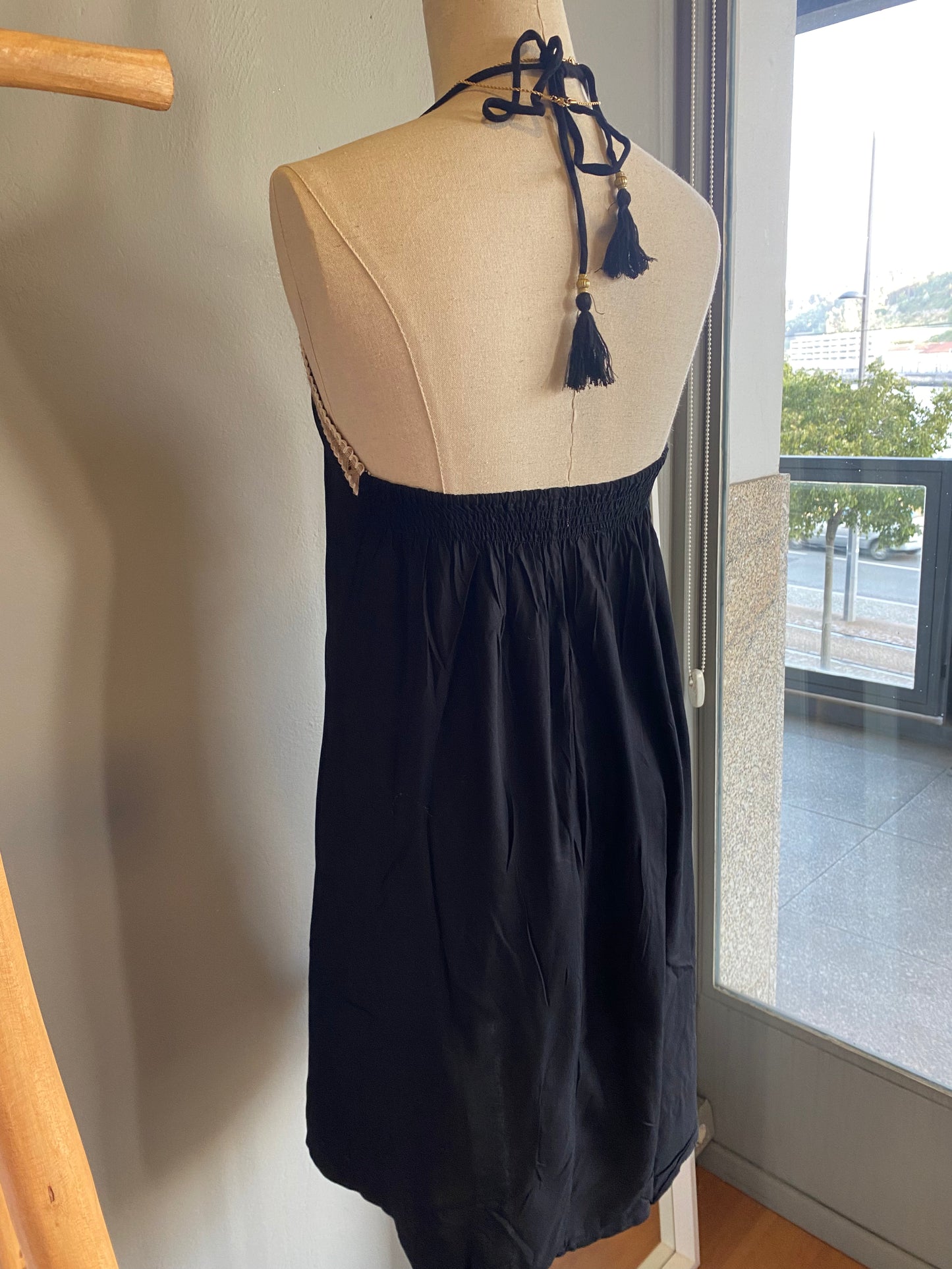 Vestido Boho Preto