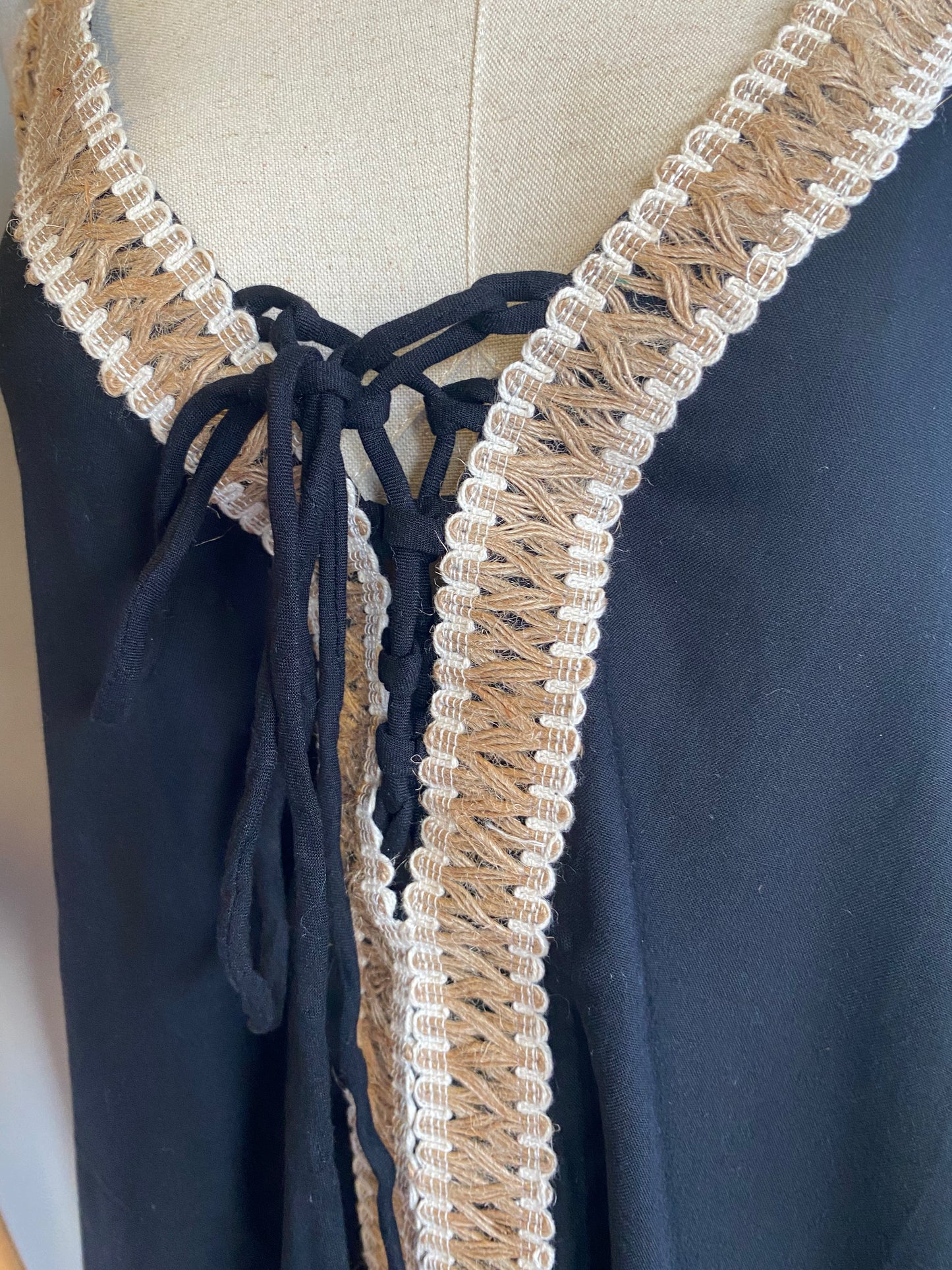 Vestido Boho Preto