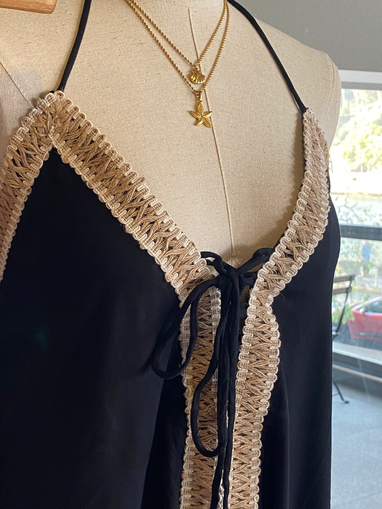 Vestido Boho Preto