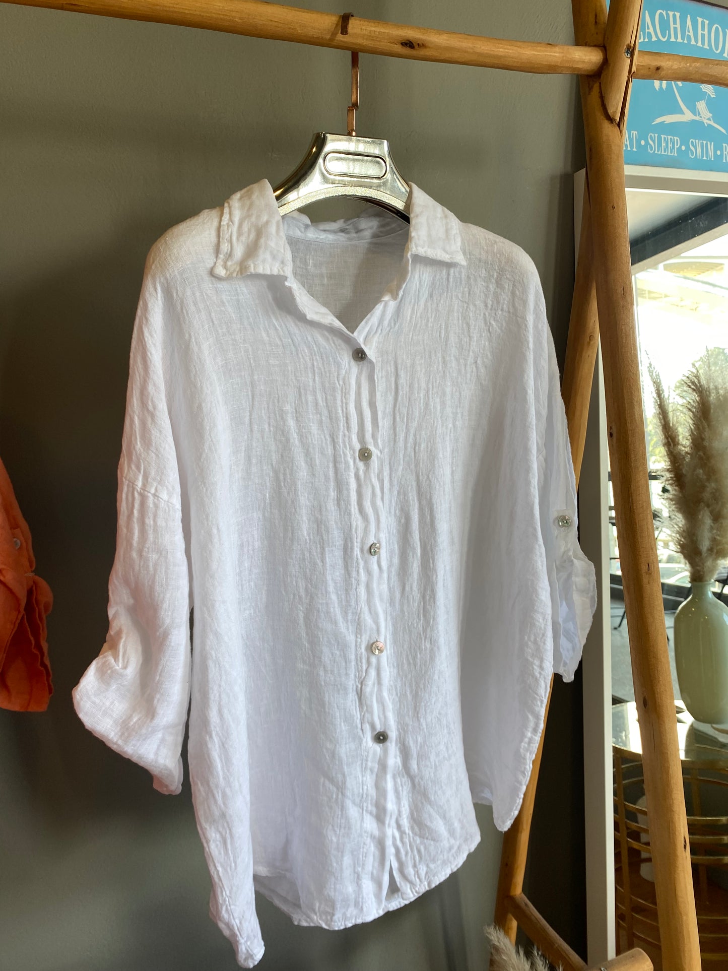 Camisa Linho Branca