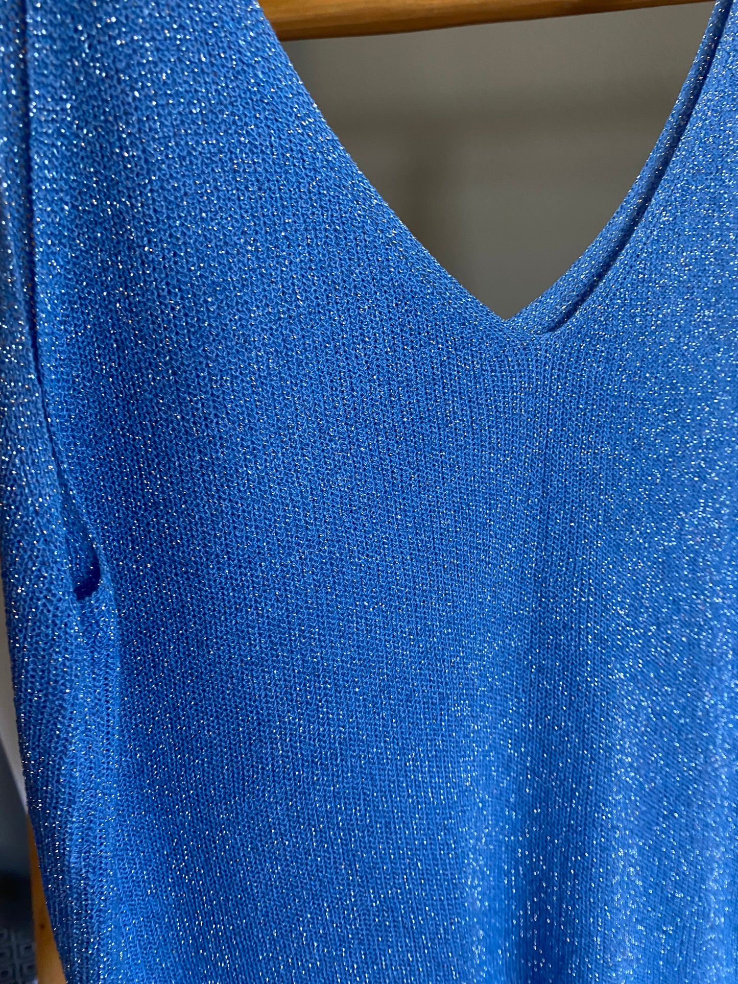 Top brilhos Azul