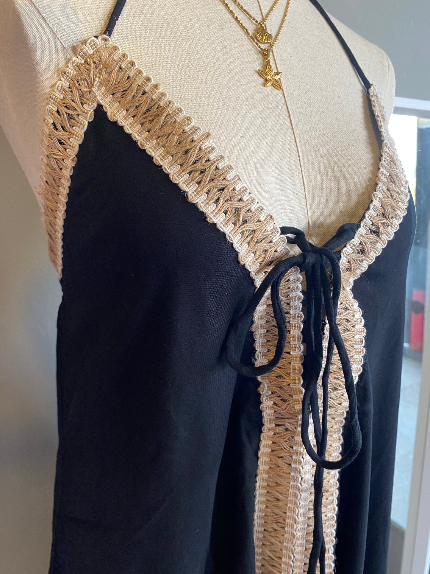 Vestido Boho Preto